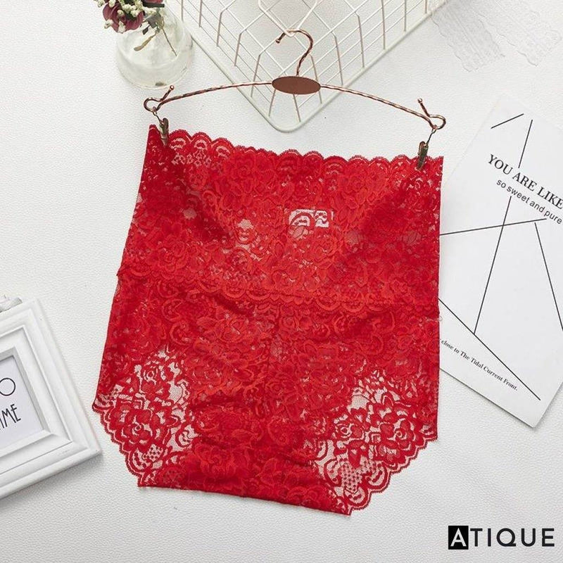 Calcinha Modeladora de Renda - Kit com 02 Unidades - Atique Store