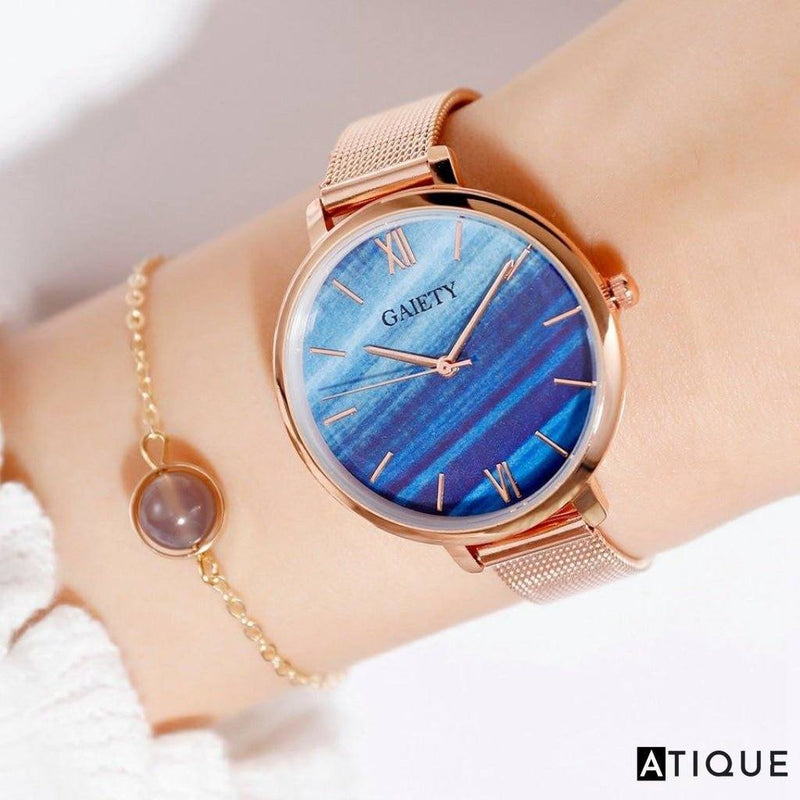 Combo 2 Relógios Gaiety Luxury + Brinde Bracelete Pearl - Atique Store