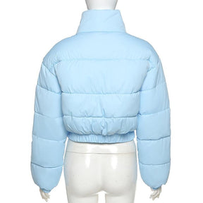 Jaqueta Puffer Azul - Atique Store