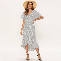 Vestido Longo Verão com Fenda - Atique Store